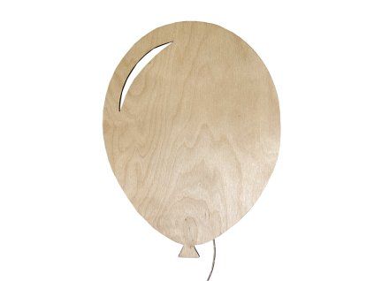 Dječja drvena LED lampa Balon