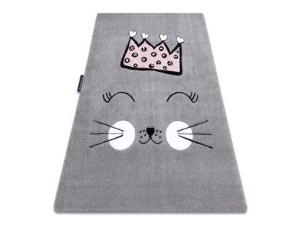 Prikaz tepiha Happy Cat s motivom krune.