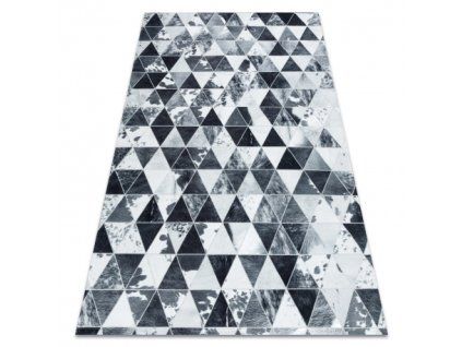 Sivo-bijeli tepih Patchwork