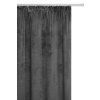 Velur zavjesa Velvet grafit 140x270