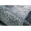 Sivo-crni pravokutni tepih Patchwork