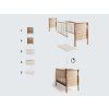 Dječji krevetić Noble Cot 120x60 Vintage