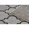 Sivo-crni tepih Sizal Floorlux