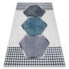 Sivo-crni pravokutni tepih André