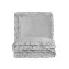 Sivi posteljni set Ruffy